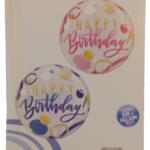 Балон фолио кръгъл розов 18инча / Happy Birthday!