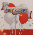 Комплект балони фолио и латекс банер HAPPY BIRTHDAY /5 броя/