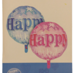 Балон фолио кръгъл синьо 18инча Happy