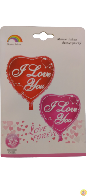 product_9657 Балон фолио червено сърце I Love You - Image 1