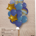Комплект балони фолио и латекс синьо HAPPY Birthday /16 броя/