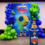 Украса от балони на тема Brawl Stars