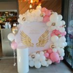 Украса от балони за кръщене